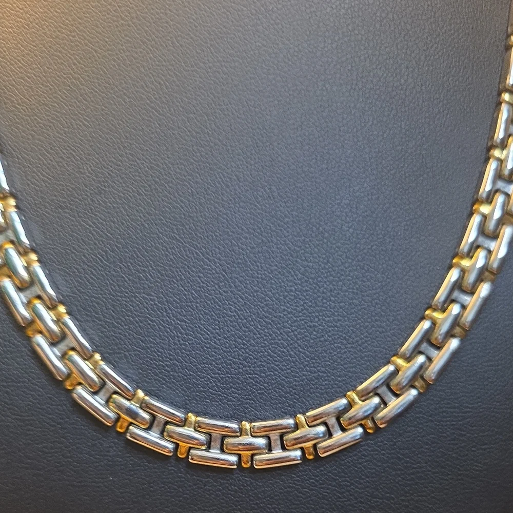 Pre-owned Givenchy Two-Tone Chain Necklace - Picture 4 of 5